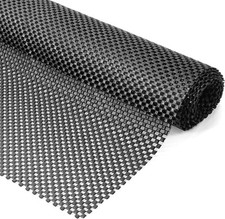 Tapis Antidérapant Polyvalent, 50CM x 200CM PVC, Noir, Anti Dérapant, Doublure D