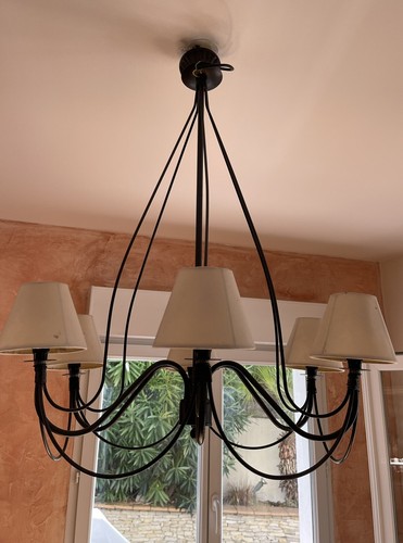Lustre fer forgé - lustre,