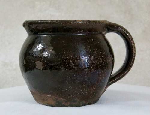 Pot terre cuite ancien - terre, en