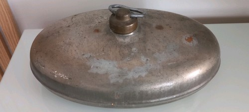 Bouillotte ancienne zinc et - ancienne,