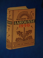 1930 LAROUSSE Calendar - Bookstore & Dictionary