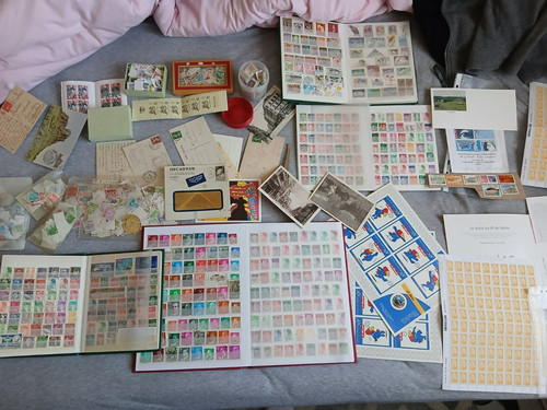 Lot timbres collection de - lot,