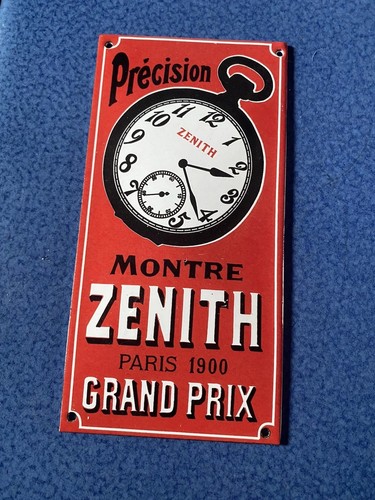 Zenith plaque émaillée