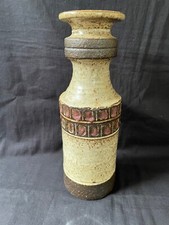 Vase Italien Vintage. Design. Partiellement Émaillé. 10 Pouces