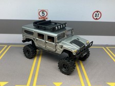 Hummer H1 Lifted 4x4 Truck 1/64 Diecast Customized Johnny Lightning Custom