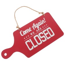 Panneau ouvert fermé en bois