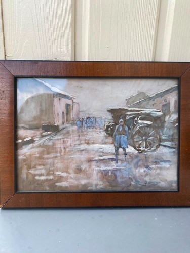 Ancienne aquarelle gouache - ancienne,