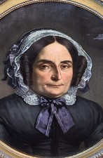 Tableau ancien Portrait Femme