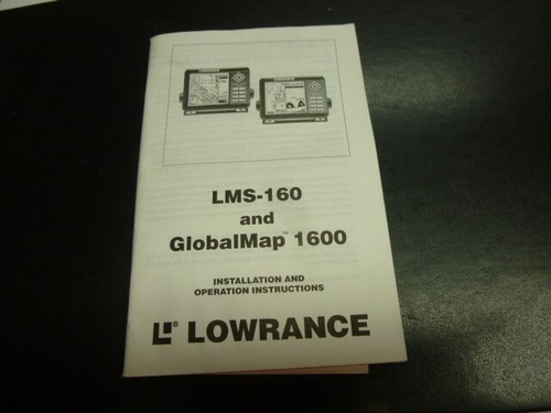 Original lowrance lms 160 - lowrance,