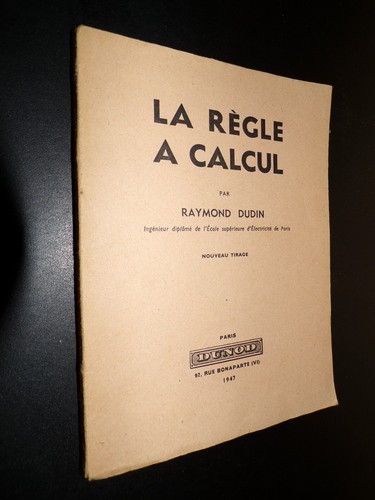 Règle calcul raymond - la,