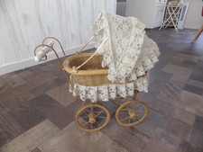 LANDAU ANCIEN POUR POUPEES ANCIENNES ANNEE 60