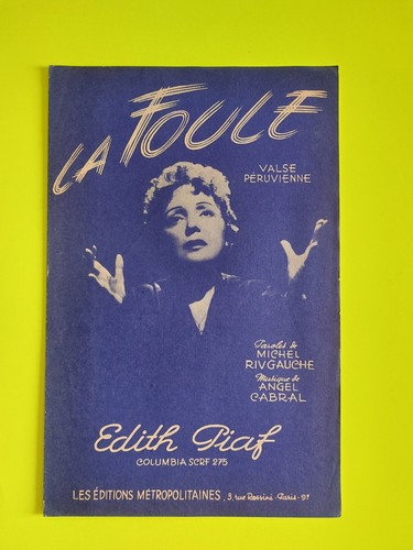Partition ancienne chanson - partition,