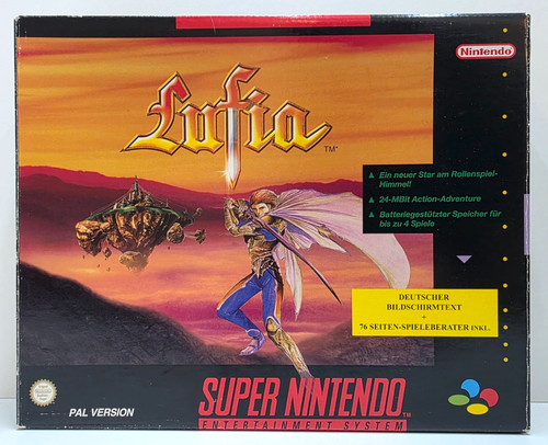 Lufia super nintendo snes - super,