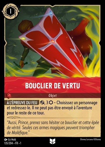Bouclier vertu 135 - de,