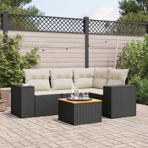 Salon jardin avec coussins - salon,