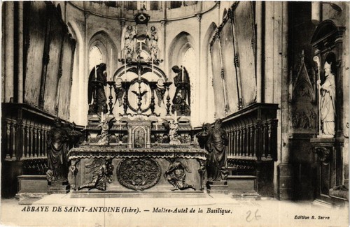 Cpa abbaye antoine - ak,
