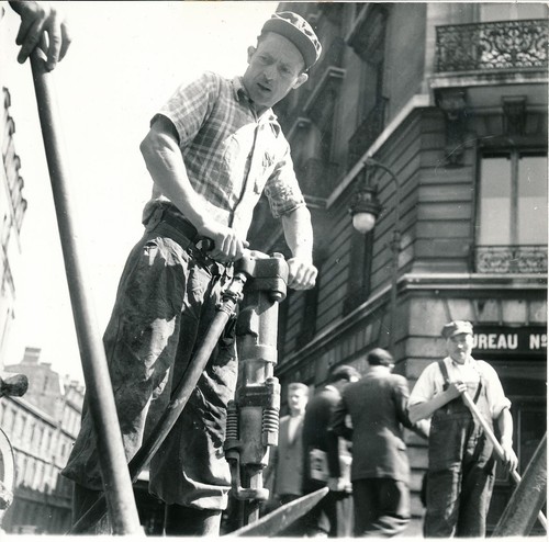 Paris 1950 ouvrier - c.,