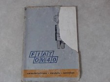 Notice d'utilisation FIAT OM40