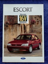 1992 Ford Escort 16V XR3i Cabriolet Ghia CLX CL Clipper Brochure