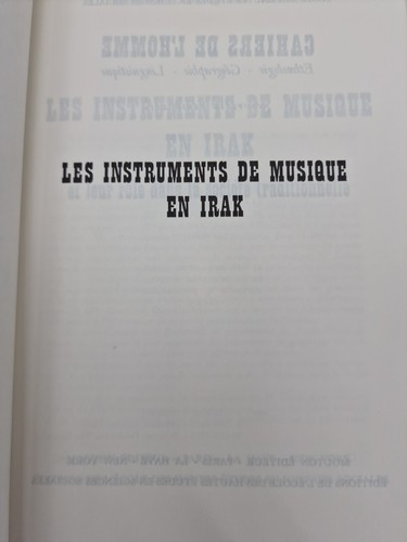 Livre sur les intruments - les,
