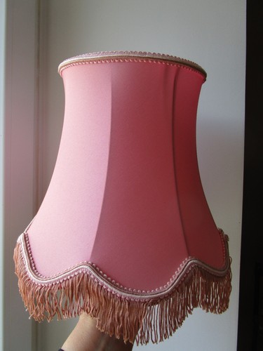 Abat jour ancien tissu - jour, en