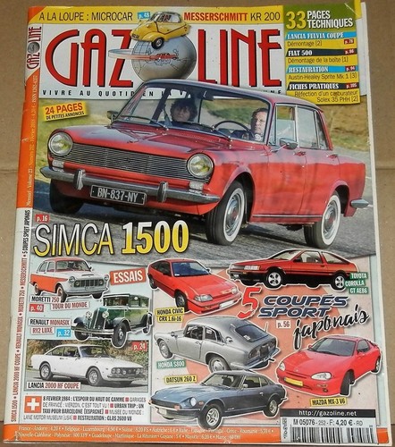 Ancien magasine gazoline - magasine,