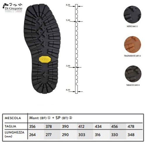 Semelle caoutchouc vibram - semelle,