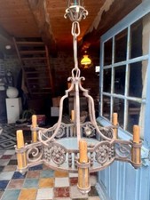 Important Lustre En Fer Forgé