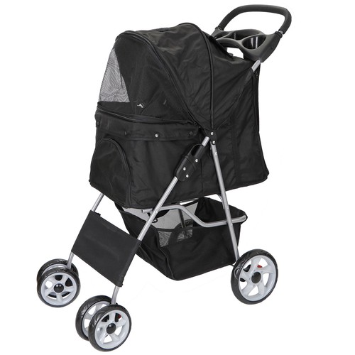Durable foldable dog stroller - dog,