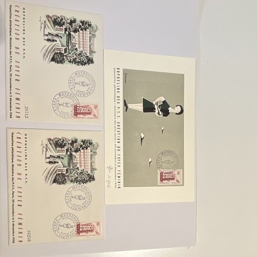 Cartes postales oblitérées