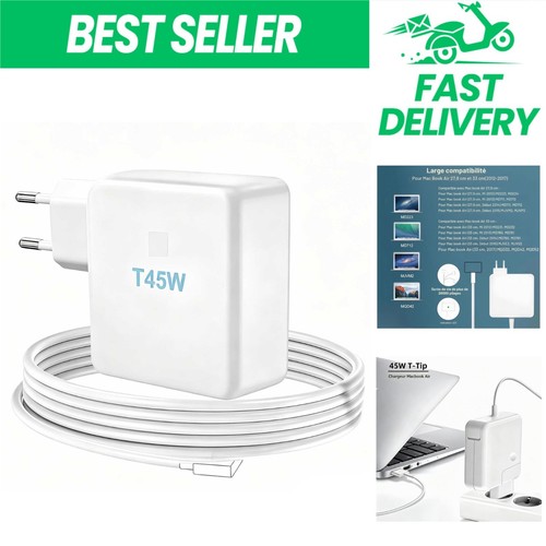 Chargeur macbook air - chargeur, 45w
