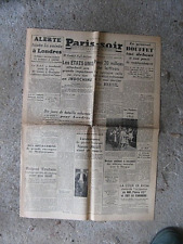++"527.13" OLD NEWSPAPER "PARIS SOIR" SATURDAY 7 SEPTEMBER 1940