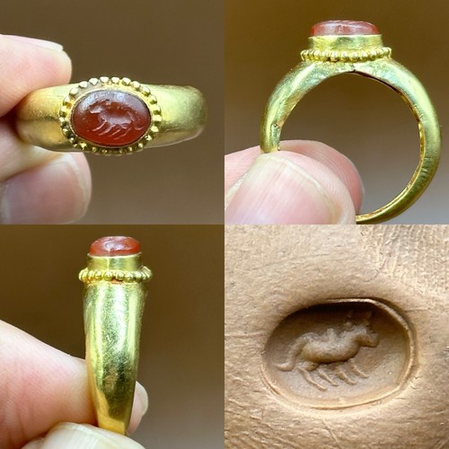 Superbe bague ancienne - , romaine