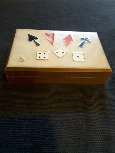 Boite ancienne jeux - , cartes