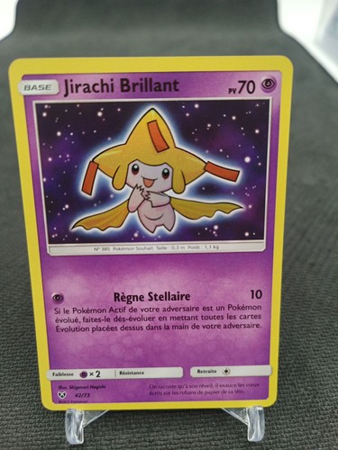 Jirachi brillant carte - jirachi,