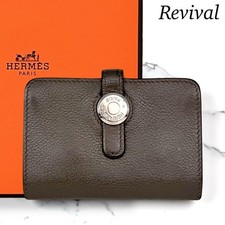 HERMES Cuir Dogon Porte Carte
