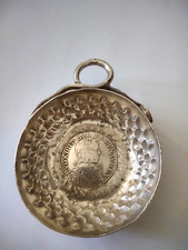 TASTE-VIN ARGENT MASSIF POINCON MINERVE MODELE ANSE SERPENT  ECU LOUIS XIIII