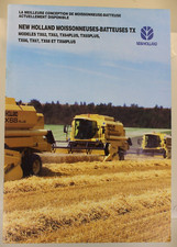 New Holland Harvester Brochure Brochure Range Catalog Tractor ih Combines