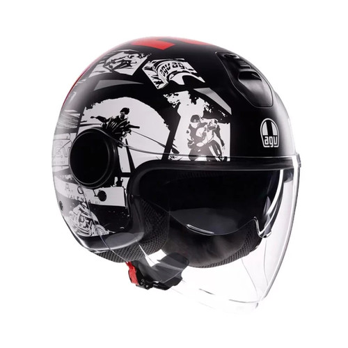 Agv history matt jet helmet - history,
