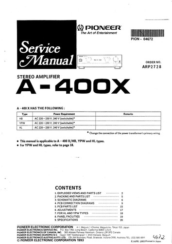 Manuel service pour - de,