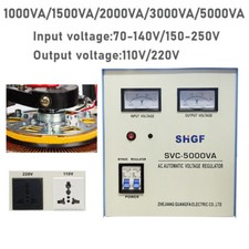 1/1.5/2/3/5KVA 110V/220V Output AC Regulator Home Automatic Voltage Stabilizer