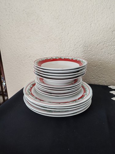 Lot assiettes plates - 16,