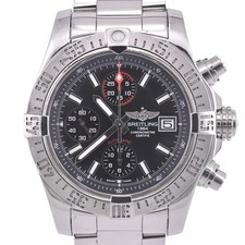 with paper BREITLING Avenger II A13381 black Dial Automatic Men's Watch J#142696