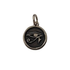 Silver Eye of Horus 925 Pendant - Handmade - Egyptian Protection Symbol