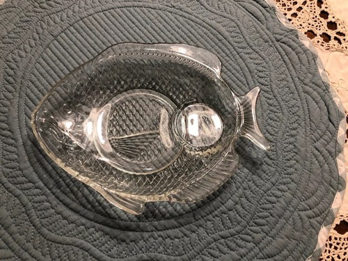 Set clear pressed glass - pressed,