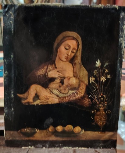 Tableau ancien madonna - ancien, del