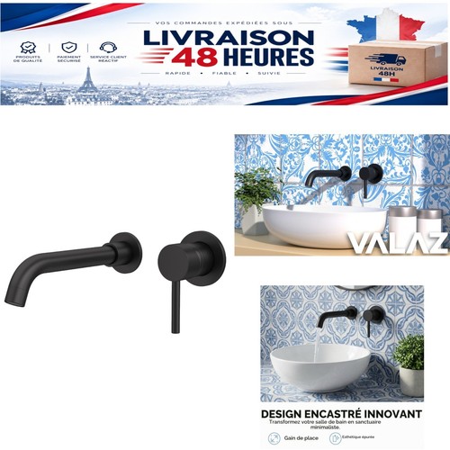 Valaz robinet lavabo - robinet, encastré