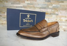 Tricker's Eu 45 Royaume-Uni 11 Mocassins Loafers James Café Neuf Autrefois