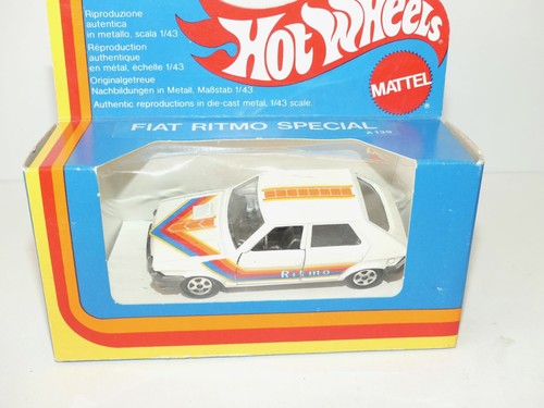 Fiat ritmo blanc hotwheels - fiat,