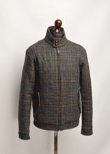 Harris Tweed Limited Edition 100 Anniversary Centenary Label Harrington Jacket